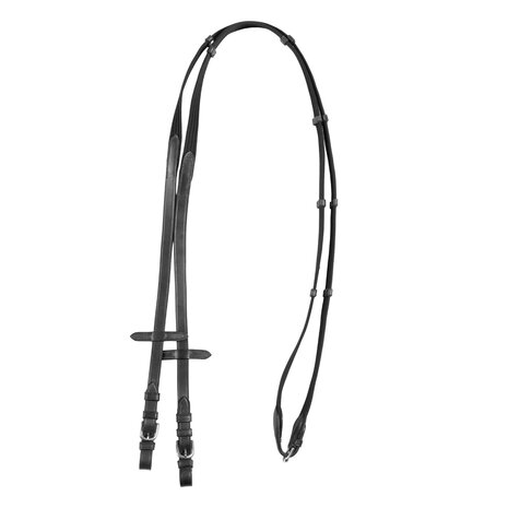 Supreme Cotton Web Teugels met Lederen Stops &ndash; Zwart, Bruin &amp; Cognac