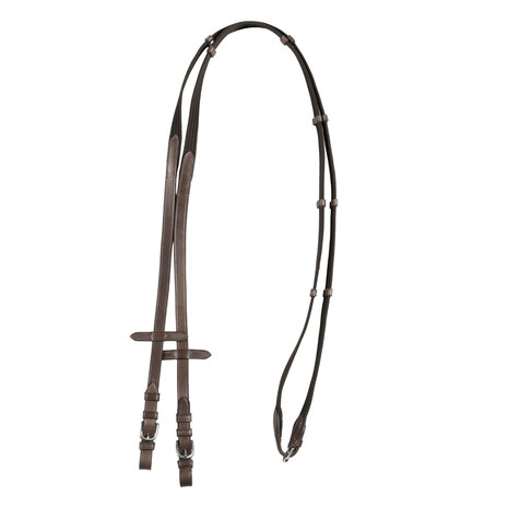 Supreme Cotton Web Teugels met Lederen Stops &ndash; Zwart, Bruin &amp; Cognac