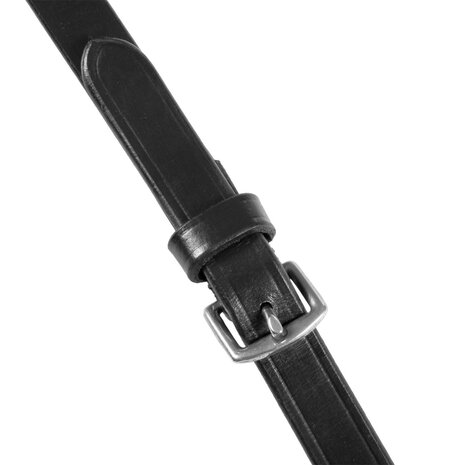 Equestro Magna Grip Teugels &ndash; Soft Leather &amp; Rubber Inserts &ndash; RVS