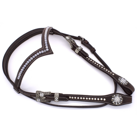 Western Hoofdstel Strass V Brow