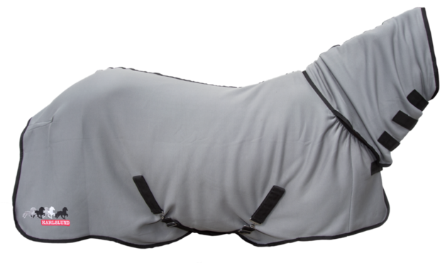 Karlslund quick-dry fleece rug met hals &ndash; sneldrogende zweetdeken voor IJslandse paarden