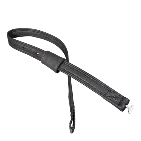 Karlslund Comfort stijgbeugelriemen &ndash; zacht leer met T-lock sluiting