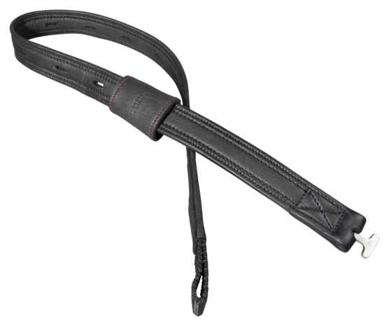 Karlslund Comfort stijgbeugelriemen &ndash; zacht leer met T-lock sluiting