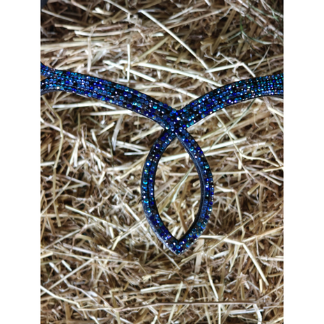 Kifra Anatomic Blue &ndash; Anatomisch Hoofdstel met Blauwe Kristallen OP = OP