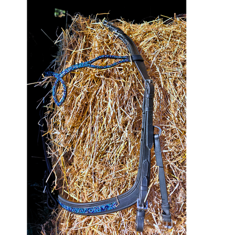 Kifra Anatomic Blue &ndash; Anatomisch Hoofdstel met Blauwe Kristallen OP = OP