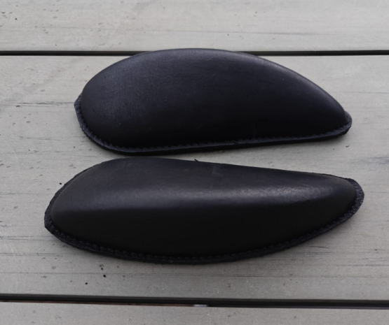 Losse Lederen Kniewrongen met Klittenband &ndash; GFS S626