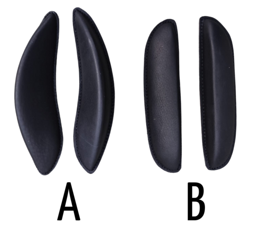 Losse Lederen Kniewrongen met Klittenband - GFS S602