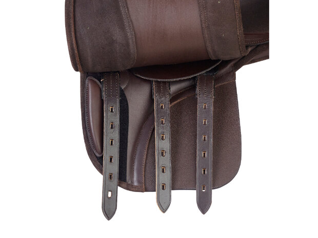 Losse Lederen Kniewrongen met Klittenband - GFS S672