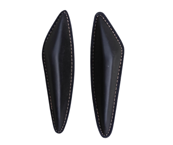 Losse Lederen Kniewrongen met Klittenband -  GFS S670