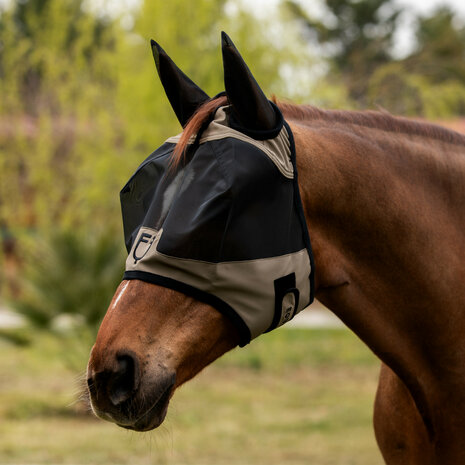Equestro Logo Vliegenmasker &ndash; Ultra-Sterk &amp; UV-Werend