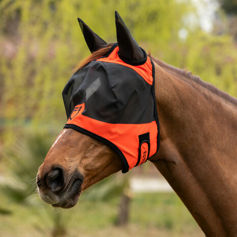 Equestro Logo Vliegenmasker &ndash; Ultra-Sterk &amp; UV-Werend