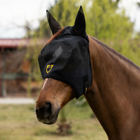 Equestro Logo Vliegenmasker &ndash; Ultra-Sterk &amp; UV-Werend
