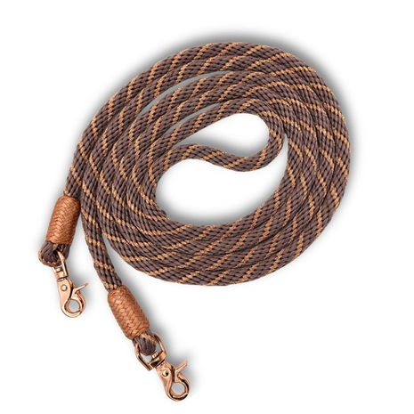 Nylonteugels Gesloten Beige Rose &ndash; Met Rawhide Accenten &amp; Snaps