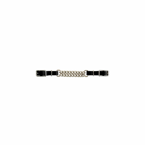 Lakota Lederen Kinriem met Dubbele Ketting