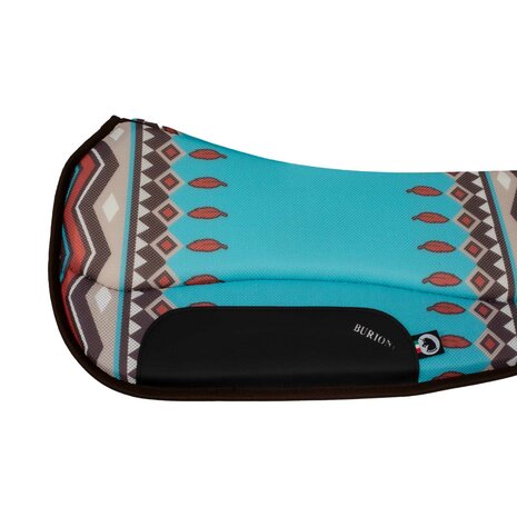Burioni westernpad round Sympanova Indi Light Blue