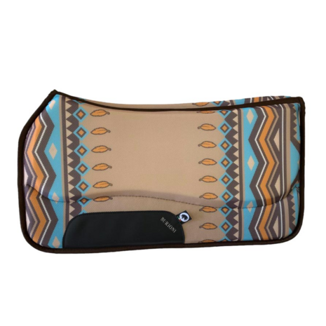 Burioni westernpad Sympanova Indi Hazelnut &ndash; ademend, antislip en duurzaam