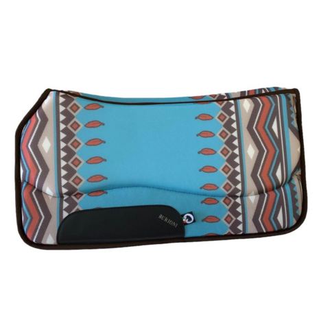 Burioni westernpad Sympanova Indi Light Blue &ndash; ademend, antislip en duurzaam