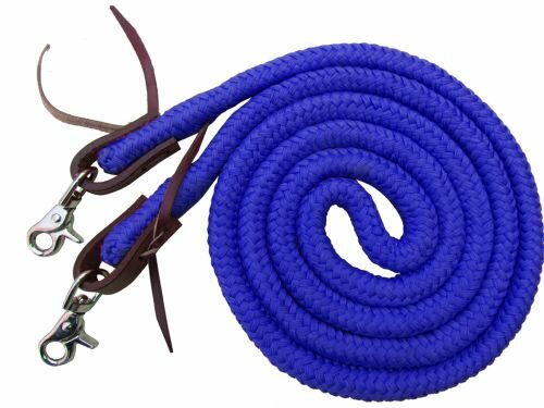 Hoge kwaliteit gesloten katoenen teugels, 2,4 meter met afneembare clips