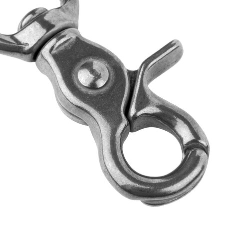 Teugel clip met rond oog
