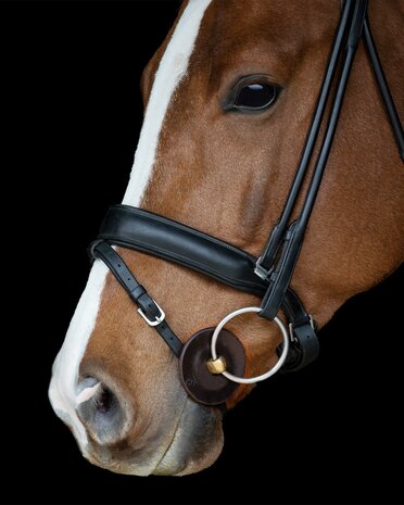 Acavallo&reg; Gel Bit Guards &ndash; Zwart &amp; Bruin