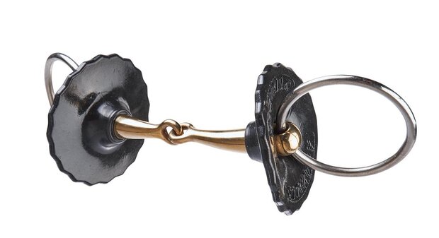 Acavallo&reg; Gel Bit Guards &ndash; Zwart &amp; Bruin
