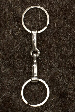 Sleutelhanger Trensbit &ndash; Dubbele ring