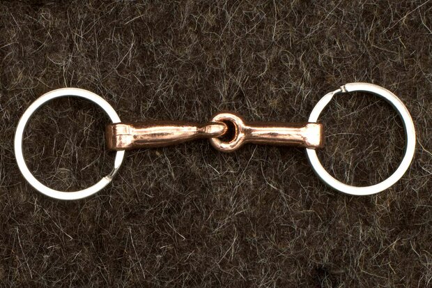 Sleutelhanger Trensbit Rose Gold &ndash; Dubbele ring