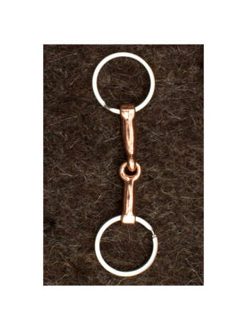 Sleutelhanger Trensbit Rose Gold &ndash; Dubbele ring
