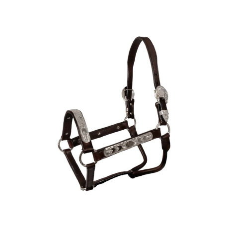 Pool&rsquo;s Lederen Showhalster Arrow &ndash; Westernbeslag &ndash; Bruin &amp; Cognac