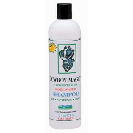 Cowboy Magic rosewater shampoo &ndash; geconcentreerde verzorgende shampoo met zijde (473 ml)