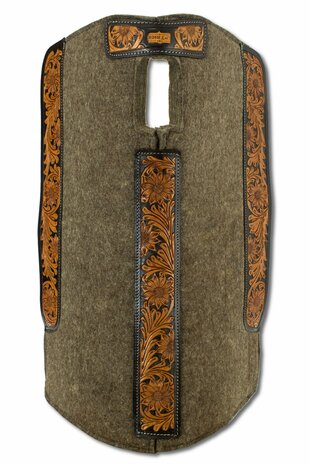 Western Viltpad Flower Tooling &ndash; Wolvilt Show Pad