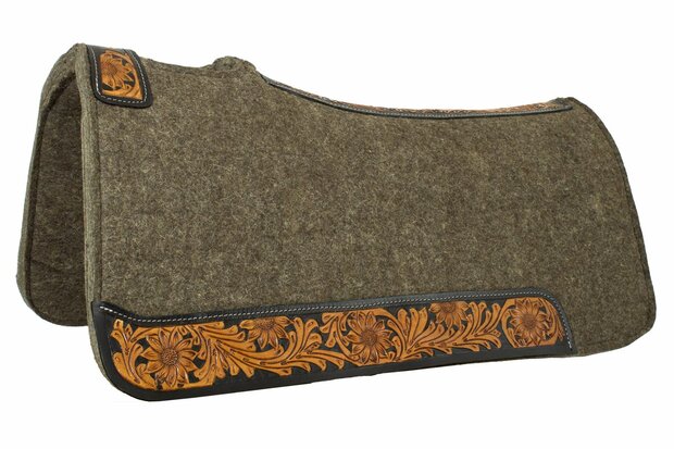 Western Viltpad Flower Tooling &ndash; Wolvilt Show Pad