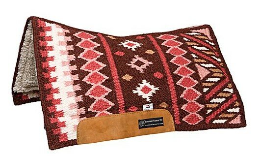 CSF Comfort Saddle Fit Westernpad DIAMOND STARS SHORT Choco  