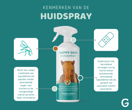 Happy Skin Huidspray &ndash; Verzorging voor de gevoelige paardenhuid