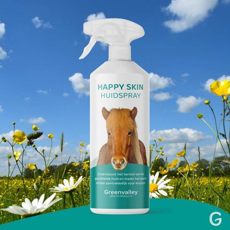 Happy Skin Huidspray &ndash; Verzorging voor de gevoelige paardenhuid