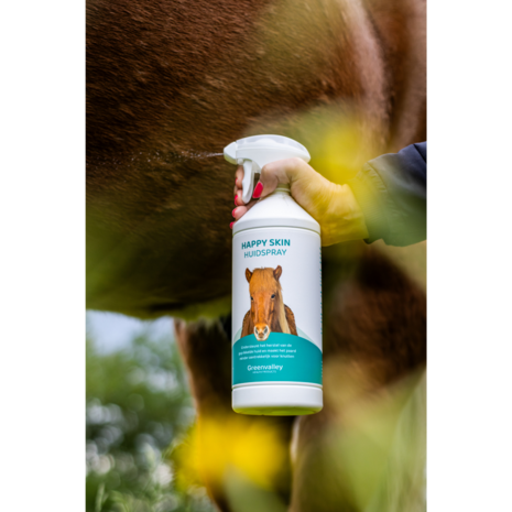 Happy Skin Huidspray &ndash; Verzorging voor de gevoelige paardenhuid