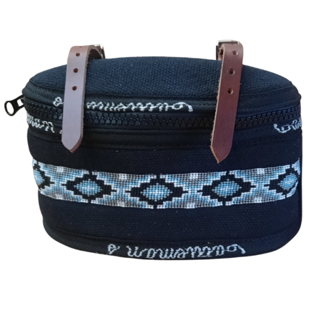 Cattleman&rsquo;s Pommel Bag &ndash; Blue Beads