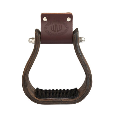 Westwood houten westernstijgbeugels met antislip