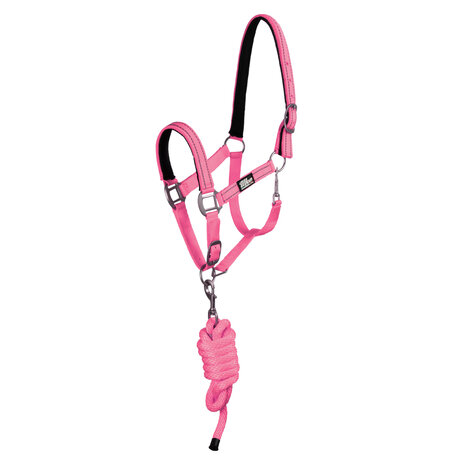 Supreme Synthetisch Halster met Halstertouw en Reflecterende Strepen