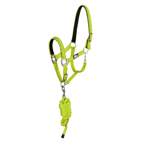 Supreme Synthetisch Halster met Halstertouw en Reflecterende Strepen