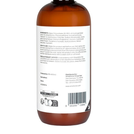 Acavallo Coconut, Oat &amp; Biotin Anti-Klit Spray - 500ml