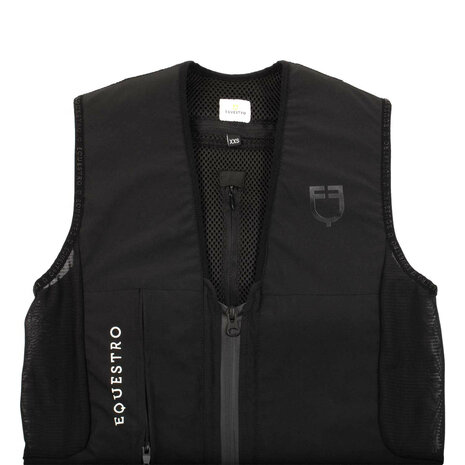 Equestro Airbag Veiligheidsvest Zwart