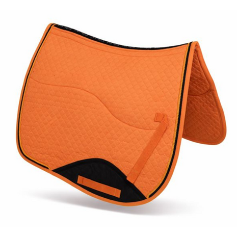 Kifra-pad Square Cotton Orange - Zadelpad voor boomloze zadels