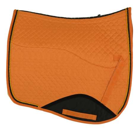 Kifra-pad Square Cotton Orange - Zadelpad voor boomloze zadels