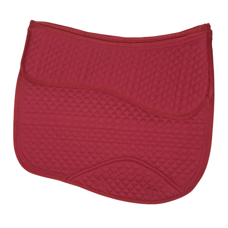 Kifra-pad Square Cotton Red - Zadelpad voor boomloze zadels