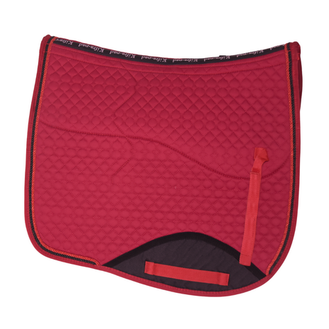 Kifra-pad Square Cotton Red - Zadelpad voor boomloze zadels