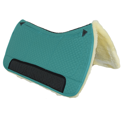 Kifra-pad Western Merino 8-Pocket Lake Green - Boomloos Western Zadelpad