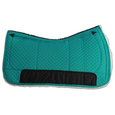 Kifra-pad Western Merino 8-Pocket Lake Green - Boomloos Western Zadelpad