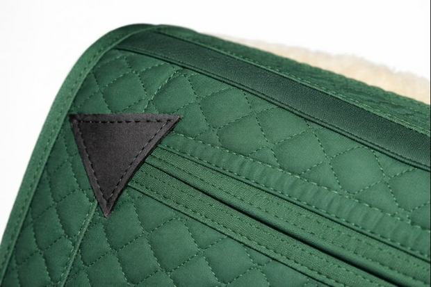 Kifra-pad Western Merino 8-Pocket Forest Green - Boomloos Western Zadelpad