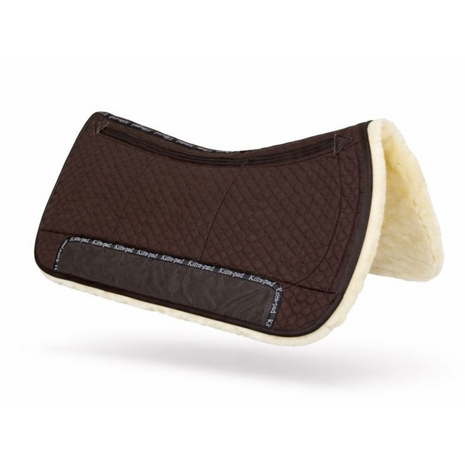  Kifra-pad Western Merino 8-Pocket Brown - Boomloos Western Zadelpad